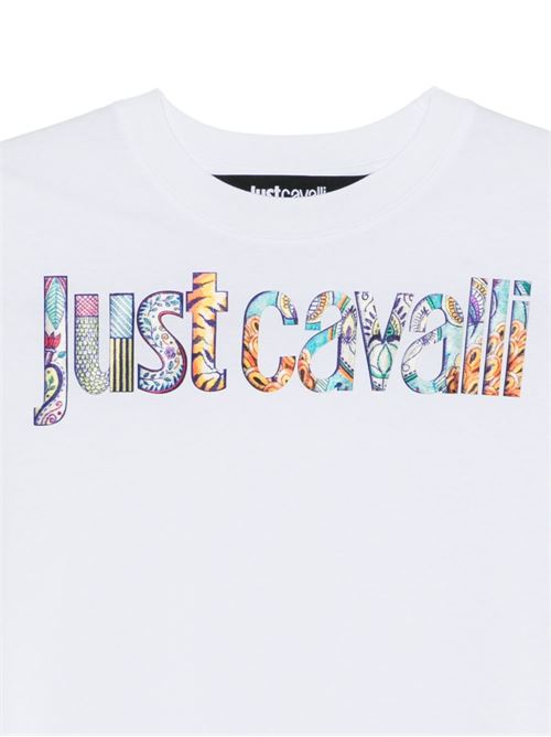 T-shirt donna maniche corte JUST CAVALLI | 80PAHT03CJ500003